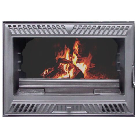 EIDER BIOMASA - Insertable Leña INUK IRON 70 Ventilada