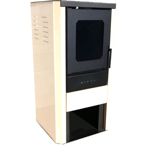 EIDER BIOMASA Poêle à bois - modèle HIDRO ODESA 24 - 27,53 kW - jusqu'à 620 m³ - Classe énergétique A