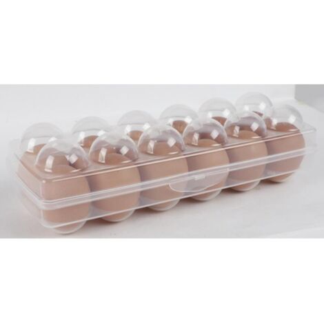 Eierbehälter für 12 Eier, Aufbewahrungsbox für Eier, Kühlschrank