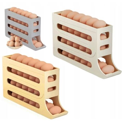 Eierkarton, Kühlschrank-Futterspender, automatischer Eier-Organizer