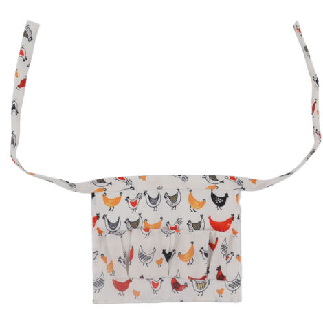 Eiersammelschürze mit 3 Taschen, freihändig, für Kinder, im Enten- und Gänse-Stil