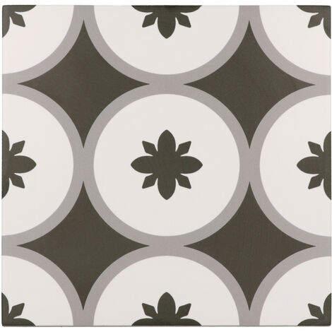 Eiffel Art Construction – Carrelage grès cérame effet ciment 20x20 cm – Finition mate – Pour sols et murs intérieurs – Design moderne inspiré des palais historiques