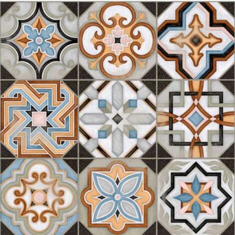 Eiffel Art Construction – Carrelage mosaïque coloré 31,6 x 31,6 cm – Pâte rouge mate – 10 pièces par boîte – Surface couverte 1 m² – Usage intérieur