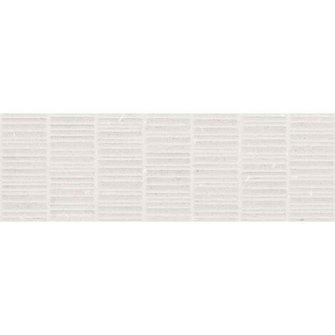 Eiffel Art Construction – Carrelage mural faïence effet terrazzo 32x99 cm – Pâte blanche – Finition mate – Rectifié – Lot de 1,27m2