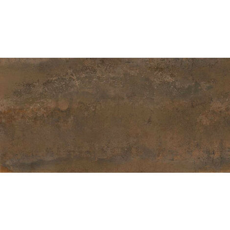 Eiffel Art Construction – Carrelage sol et mur effet métal cuivre 60x120 cm – Grès cérame coloré masse – Épaisseur 11,5 mm – Finition satinée – Rectifié