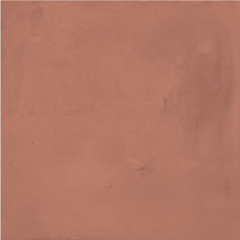 Eiffel Art Construction – Carrelage sol/mur effet ciment vieilli terracotta orange 20x20 cm – Grès cérame pleine masse – Finition mate – Usage intérieur et extérieur