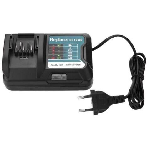 Eiffel Chargeur rapide de batterie au lithium pour 10.8V 12V Makita DC10WD - BL1015 EU Plug 100-240V