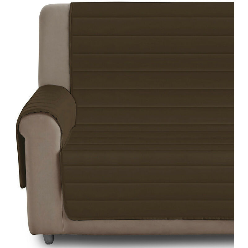 

Eiffel Textile Protector de Sofa Acolchado. Color Marron. 4 plazas