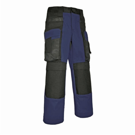 Eiko Kinder Arbeitshose blau/schwarz 122/128