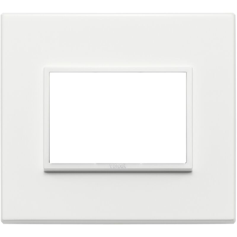 Vimar - Plaque Eikon Evo 3 modules total blanc 21653.17