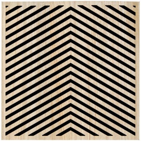Eileen panel decorativo 58x58cm chevrons - Atmosphera créateur d'intérieur