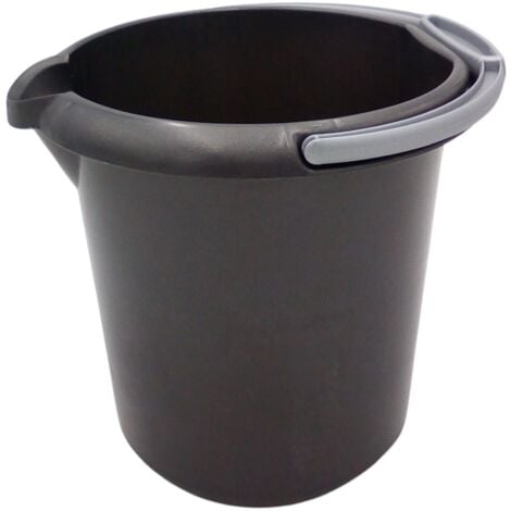 Eimer rund 5 l mit Ausguss Haushaltseimer Kunststoff Putzeimer Wassereimer