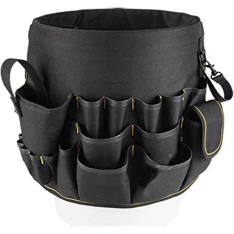 Eimer, Werkzeuggürtel, wasserdichte und tragbare Organizer-Tasche, Aufbewahrungstasche für Gartengeräte