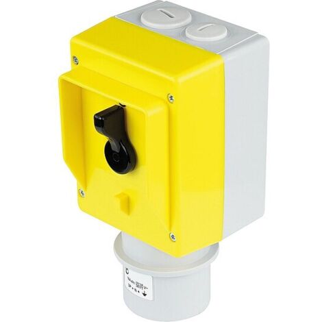 Ein-Ausschalter Isogekapselt ohne Bodendurchbruch mit CEE-Gerätestecker CGD1 A 516/6H-CT8/2-S-GSX