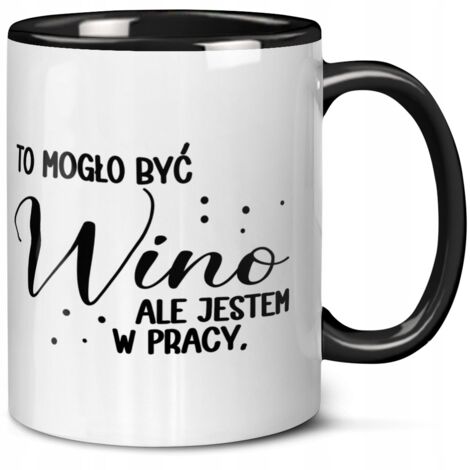Ein Geschenk für einen Arbeitskollegen: Lustiger Bürobecher mit Wein