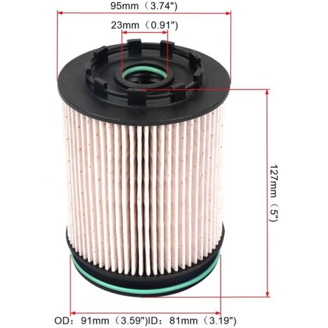 Ein Paket mit Kraftstofffilterelementen, geeignet für Ford Raptor Pickup-Trucks und Dieselkraftstofffilter JB3Z9365A und KTJB3G9176AA.