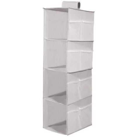 Ein praktischer, faltbarer Hängeorganizer für den Kleiderschrank, der den Stauraum optimal nutzt. Dank seines faltbaren Designs ist er ideal für Reisen geeignet und dabei dennoch schlank und atmungsak