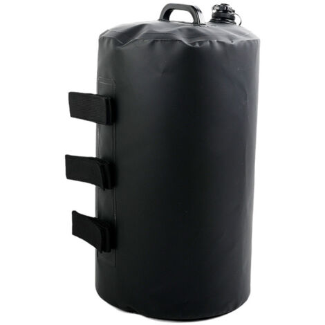 Ein Satz mit 4 Pavillon-Beinen, 80 kg (20 l  4), ein Satz mit 4 beschwerten Wassersäcken, kann mit Wasser oder Sand gefüllt werden, wiederverwendbar, Pavillon-/Gartenzelt-/Zeltgewichtsbeutel-Party
