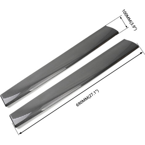 Ein Satz Zubehörteile zur Fahrzeugmodifikation für Mittelkonsole und Armaturenbrettverkleidungen Modell 3Y, ABS-Platte mit Kohlefaseroptik.