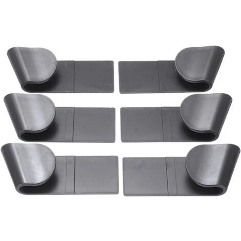 Ein Set aus 6 Wand-Topfdeckelhaltern, geeignet für den Hausgebrauch, kein Bohren erforderlich - 3 Sets pro Karton.