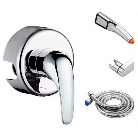 Einbau-Brausemischer mit 1 Auslass Chrom - 1 Auslass