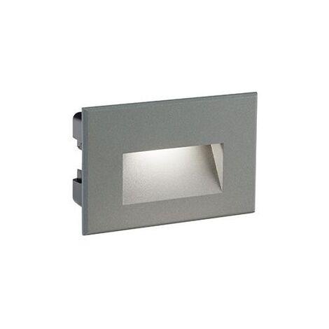 Einbau Glatte 3W Led 3000K Graphit Steckerleitung