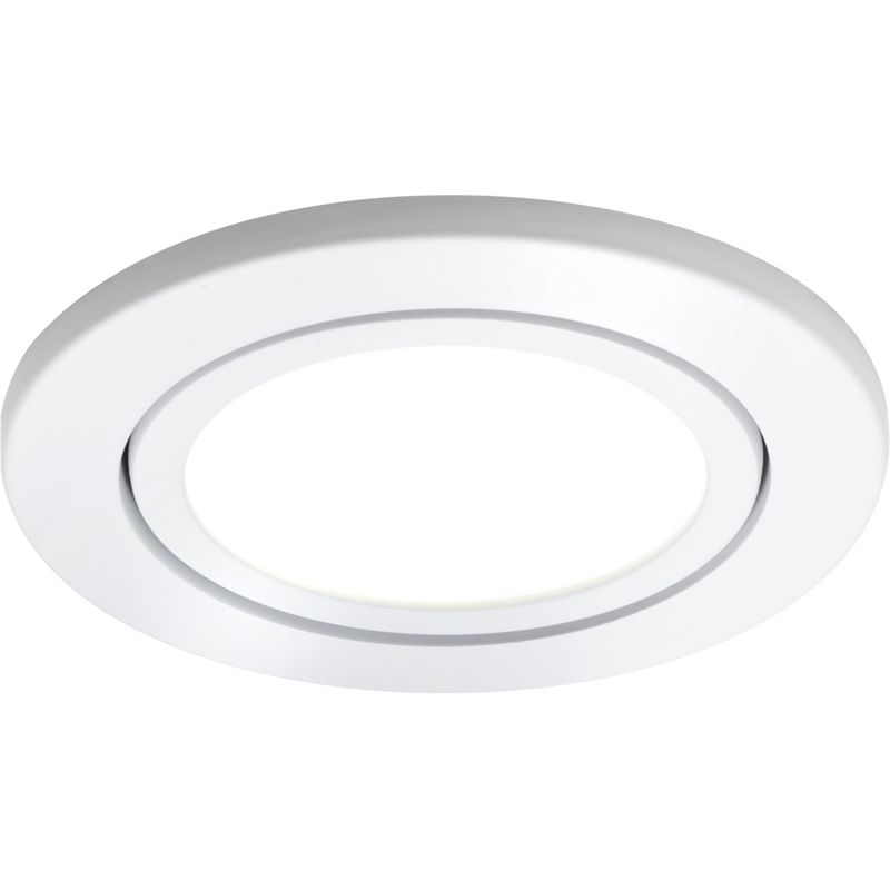 LED Leuchte Orbit 3er Set Dimmbar | Einbauleuchte 3x3W warmweiß, Kunststoff weiß