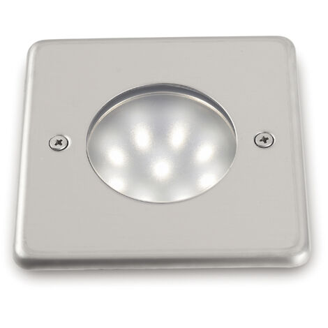 Einbauleuchte Wand Und Boden Nat-Led Square Ip68 Led Smd 1.50w 180lm Cri80 3500k Inox