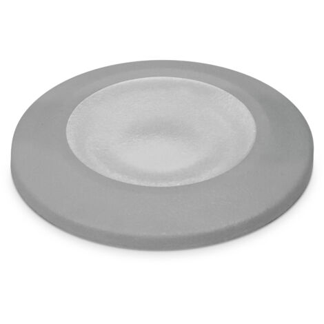 Einbauleuchte Wand Und Boden Rain Round Opal Ip67 G9 Led Bulb 1.70w 170lm Cri80 3000k Grau