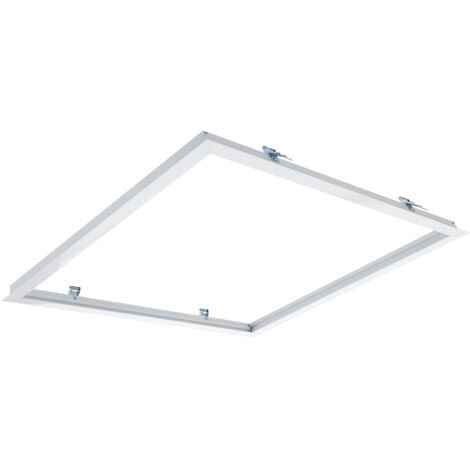 LEDKIA Einbaurahmen für LED-Panel 62x62 cm Weiß