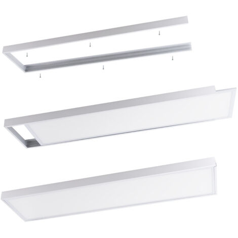 Einbaurahmen Oberflächenmontage LED -Tafel 120x30Cm