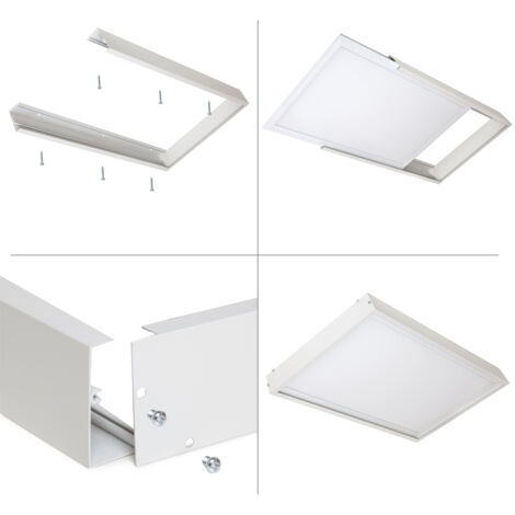 Einbaurahmen Oberflächenmontage LED -Tafel 60X30Cm