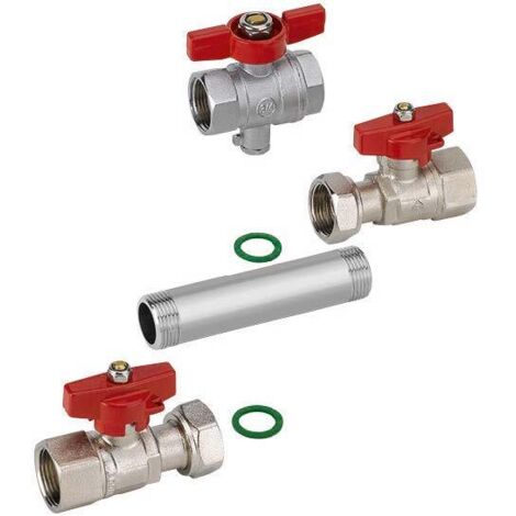 Einbausatz für Wärmezähler – Direktmessung 1/2" 110 mm Wassergeräte