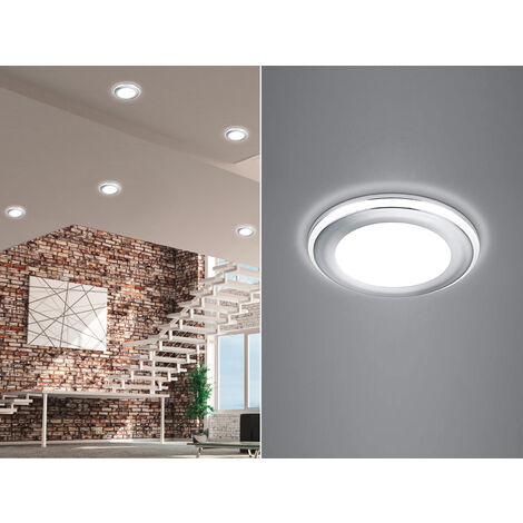 Einbaustrahler Aura Led 5w 3000k Chrom Ø8 cm Trio Lighting