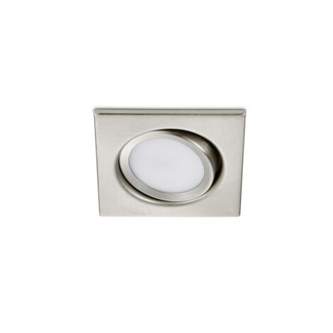 Einbaustrahler Led 5w verstellbar 8x8cm Rila Nickel Trio Lighting