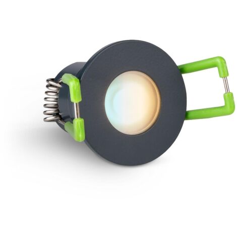 Einbaustrahler Mini Livorno 3W IP65 durchverbindbar - Lichtfarbe: CCT 2700K-5500K - Farbe: anthrazit RAL 7016