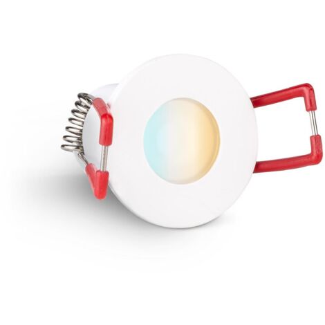Einbaustrahler Mini Livorno 3W IP65 durchverbindbar - Lichtfarbe: CCT 2700K-5500K - Farbe: weiß RAL 9016