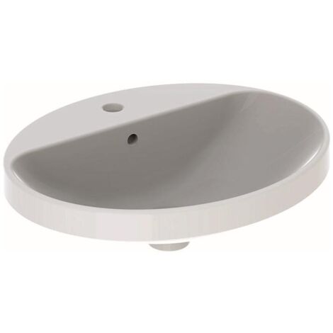 Einbauwaschtisch VariForm oval GEBERIT - 500.720.01.2