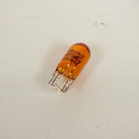 eine orangefarbene Glühbirne w2.1x9.5d 12v 5w wy5w osram 2827na