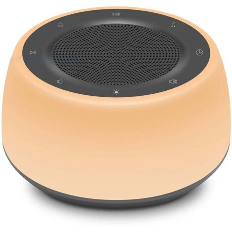 【Einfach zu bedienen】White Noise Machine, White Noise Machine, mit 16 natürlichen Geräuschen, Speicherfunktion, einstellbarem Timer, tragbar, Entspannung, Entspannung, Büroreisen, USB-Aufladung …