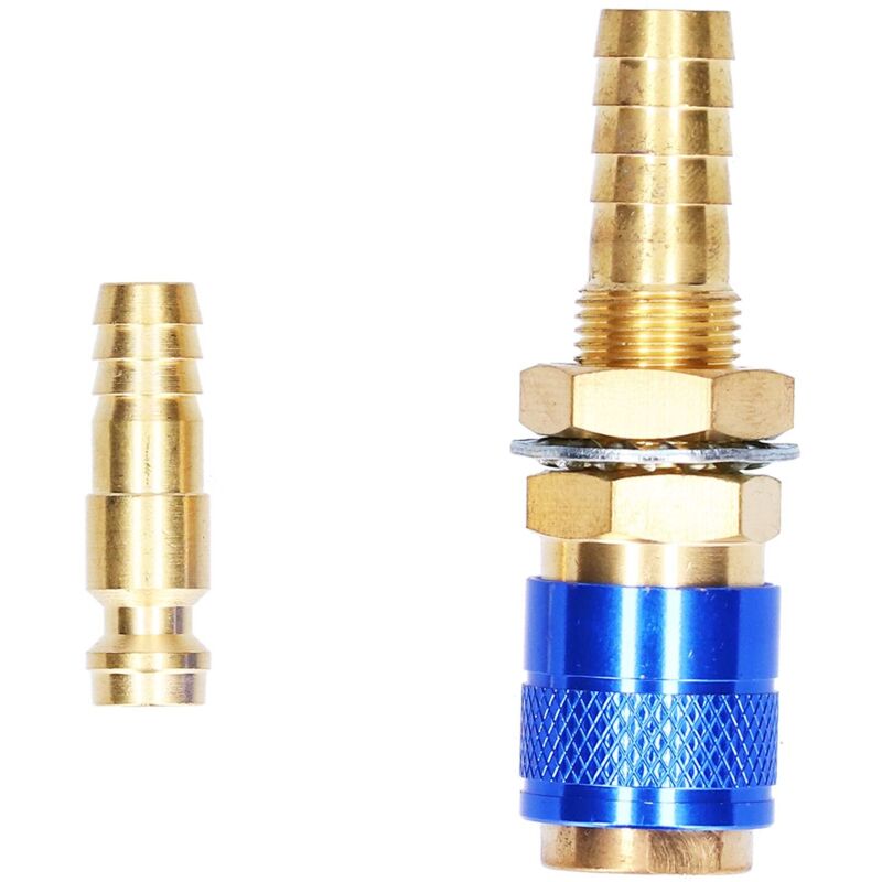 Image of Einfach zu installierender, langlebiger und leistungsstarker WIG-Schweißbrenneranschluss (Blau)