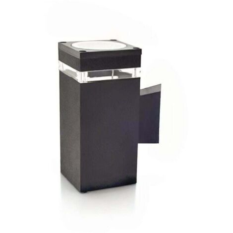 Einfache Außenwandleuchte, Aluminium-Außenwandleuchte, GU10-Fassung, Außenwandleuchte
