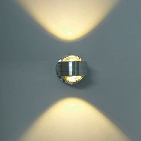 Einfache Minimalistische 6W LED Wandleuchte Innen Aluminium Kreative Moderne LED Wandlampe für Schlafzimmer Wohnzimmer Flur Warmweiß