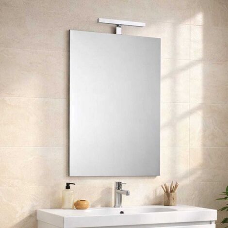 Einfacher Badezimmerspiegel Mit Licht 45 Cm X 90 Cm