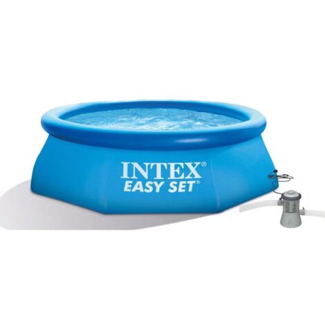 Einfacher Pool mit Pumpe und Filter - 366 x 76 cm