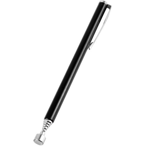 Einfaches magnetisches Aufnahmegerät, ausziehbares Magnethandwerkzeug, teleskopischer Magnetstift, Handwerkzeugset (Schwarz)