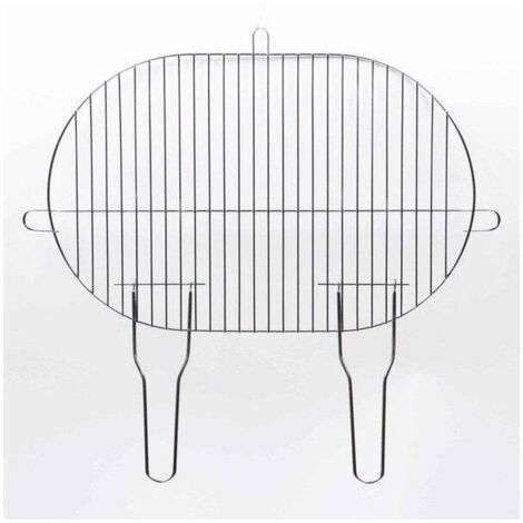 Einfaches Stahlgitter - 51x33 Holzgriff Centrale Brico