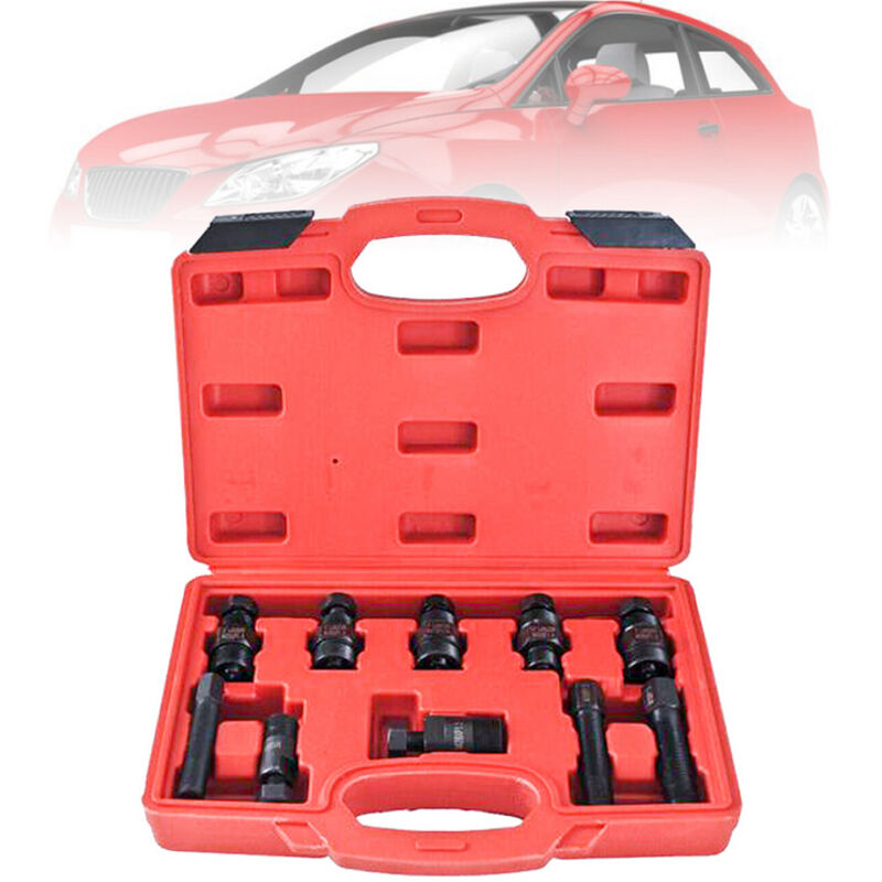 Einfeben - 10pcs Coffret extracteur de volant moteur 47 x 29 x 9 cm
