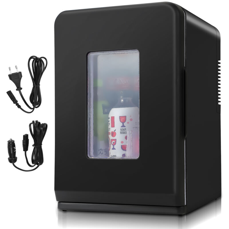 Einfeben - 15L Mini réfrigérateur 2 en 1 Glacière Capacité de avec fonction de chauffage ac dc 230V/12V Mini Frigo Boîte de maintien au chaud