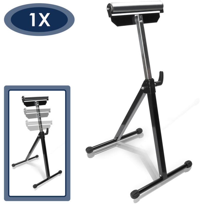 1x support à roulettes support de matériel réglable en hauteur roulettes support à roulettes pliable - Einfeben